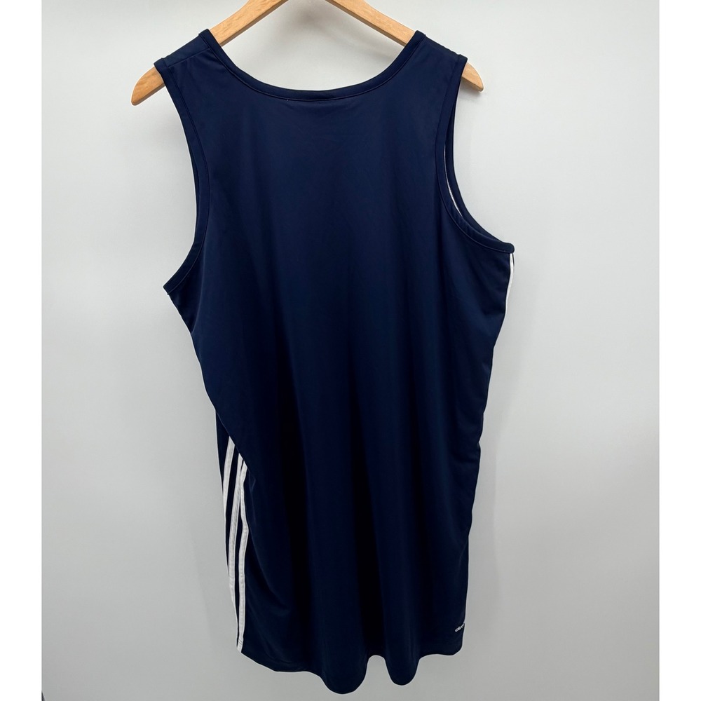 Adidas Practice Reversible Basketball Jersey Size LT Navy White E71812 NWT - Picture 3 of 7